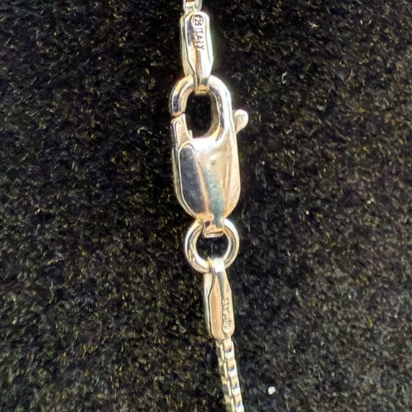 mystic topaz pendant necklace on a 925 chain - Picture 6 of 6